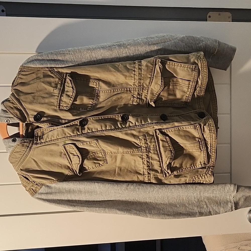 Abercrombie & Finch, Large, gray and green jacket